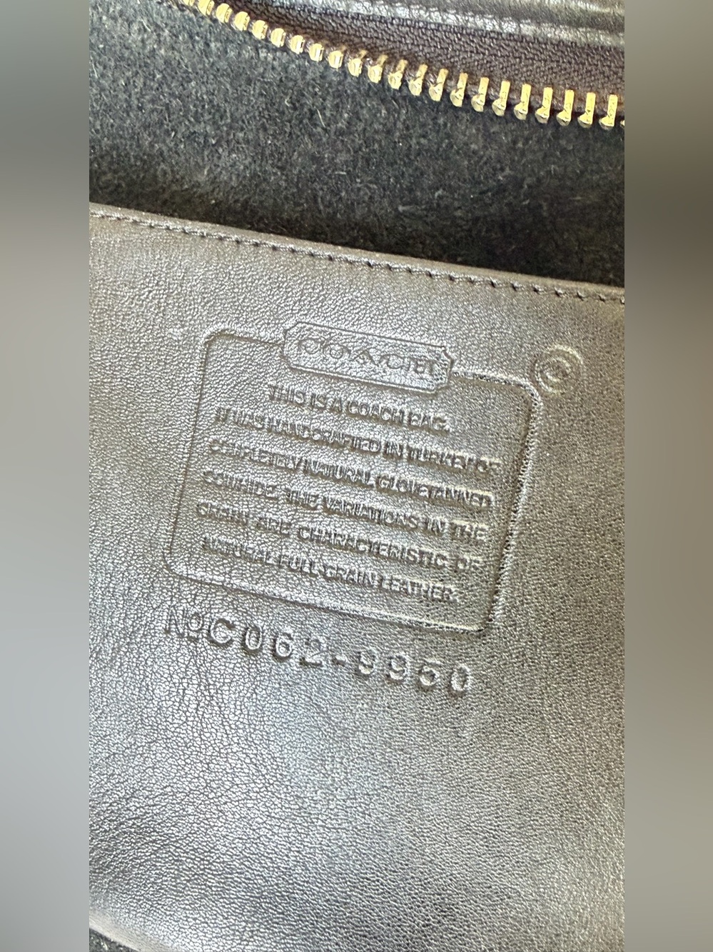 Vintage Coach Black Leather Janice Legacy Crossbody Bag Hobo 9950 Nickel HW - Picture 2 of 16
